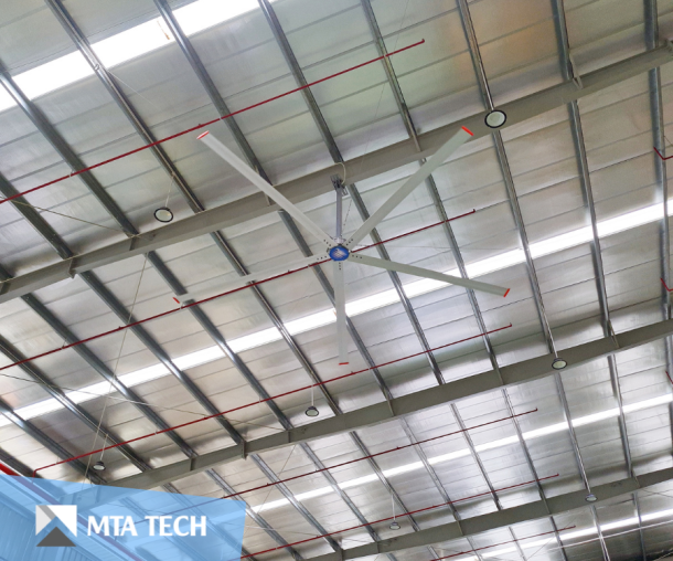 QUẠT TRẦN CÔNG NGHIỆP HVLS 4.3M (14FT)