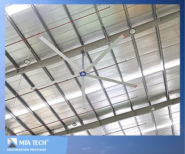 QUẠT TRẦN CÔNG NGHIỆP HVLS 3.3M (11FT)