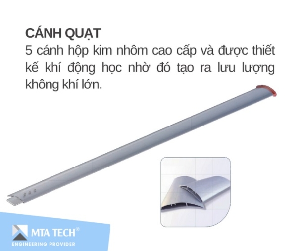 QUẠT TRẦN CÔNG NGHIỆP HVLS 3.3M (11FT)