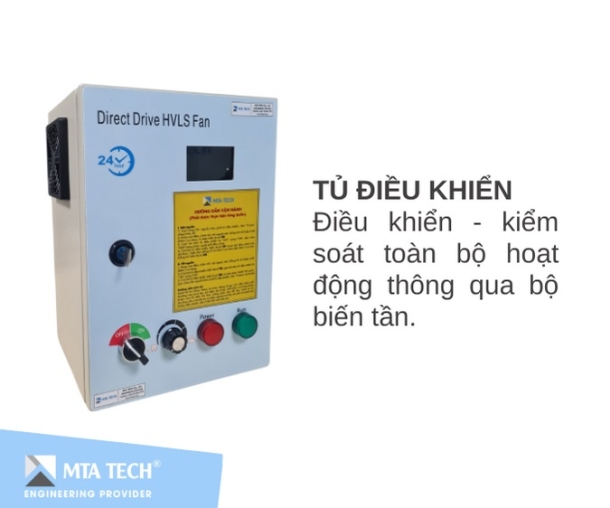 QUẠT TRẦN CÔNG NGHIỆP HVLS 3.3M (11FT)