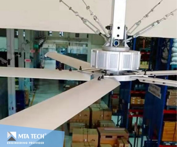 QUẠT TRẦN CÔNG NGHIỆP HVLS 3.3M (11FT)