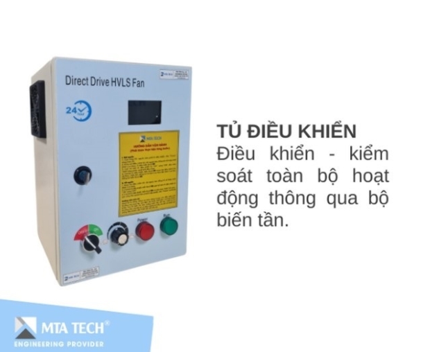 QUẠT TRẦN CÔNG NGHIỆP HVLS 7.3M (24FT)